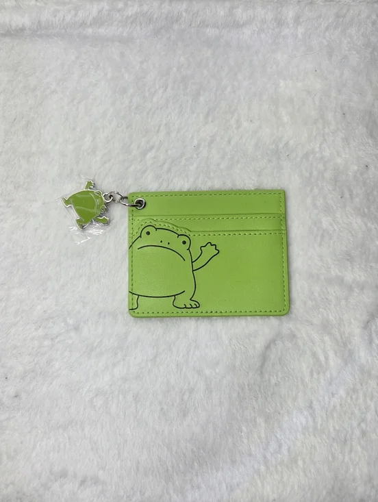 SOLD - Jellycat Ricky Rain Frog Cardholder - Picture 1 of 3